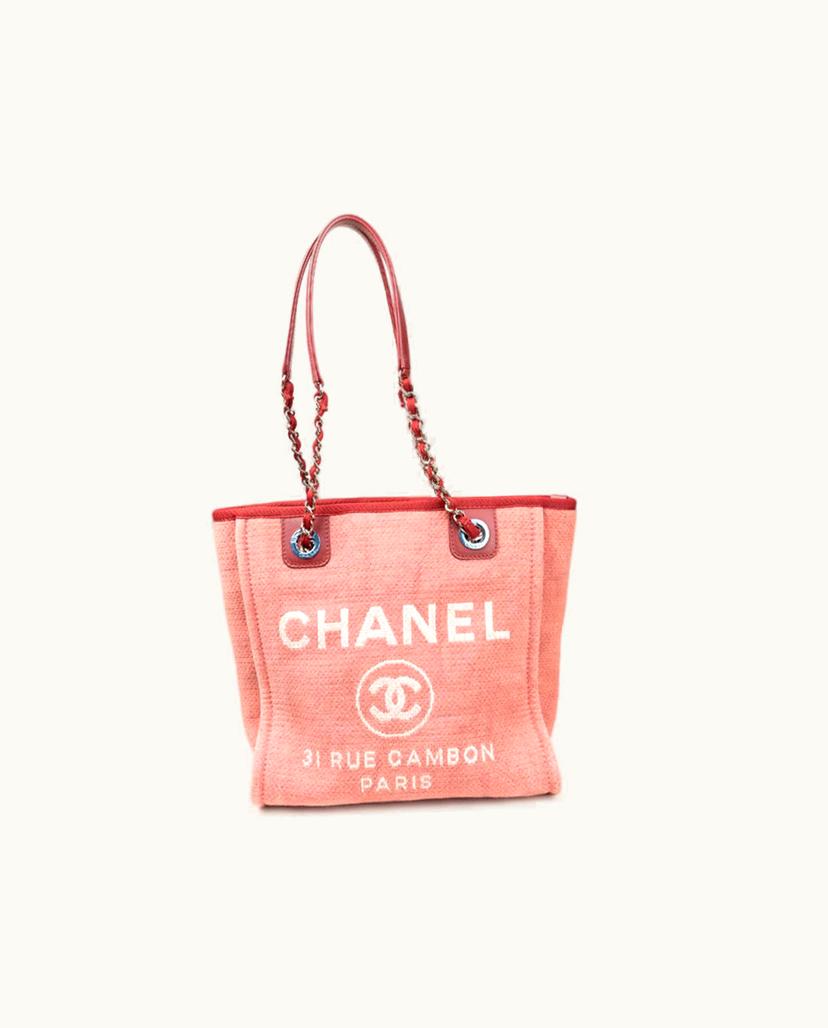 Chanel Chanel Mini Deauville Shopper Bag in Pink