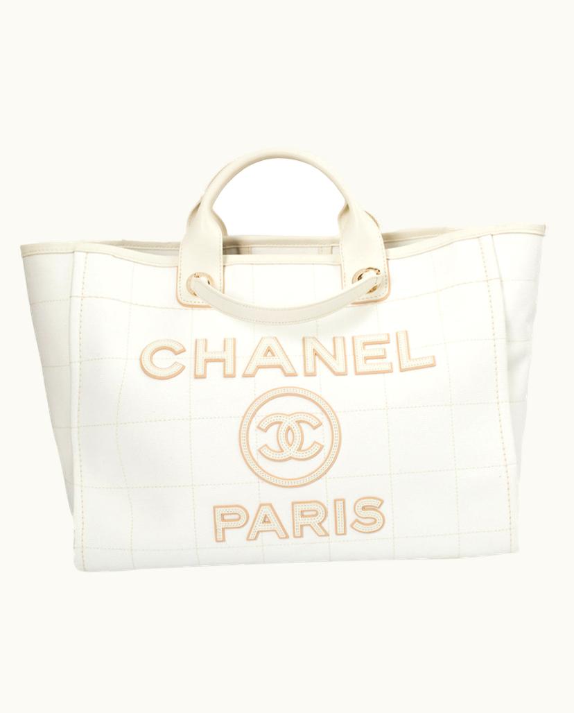 Chanel Chanel Women's Deauville Cotton In White