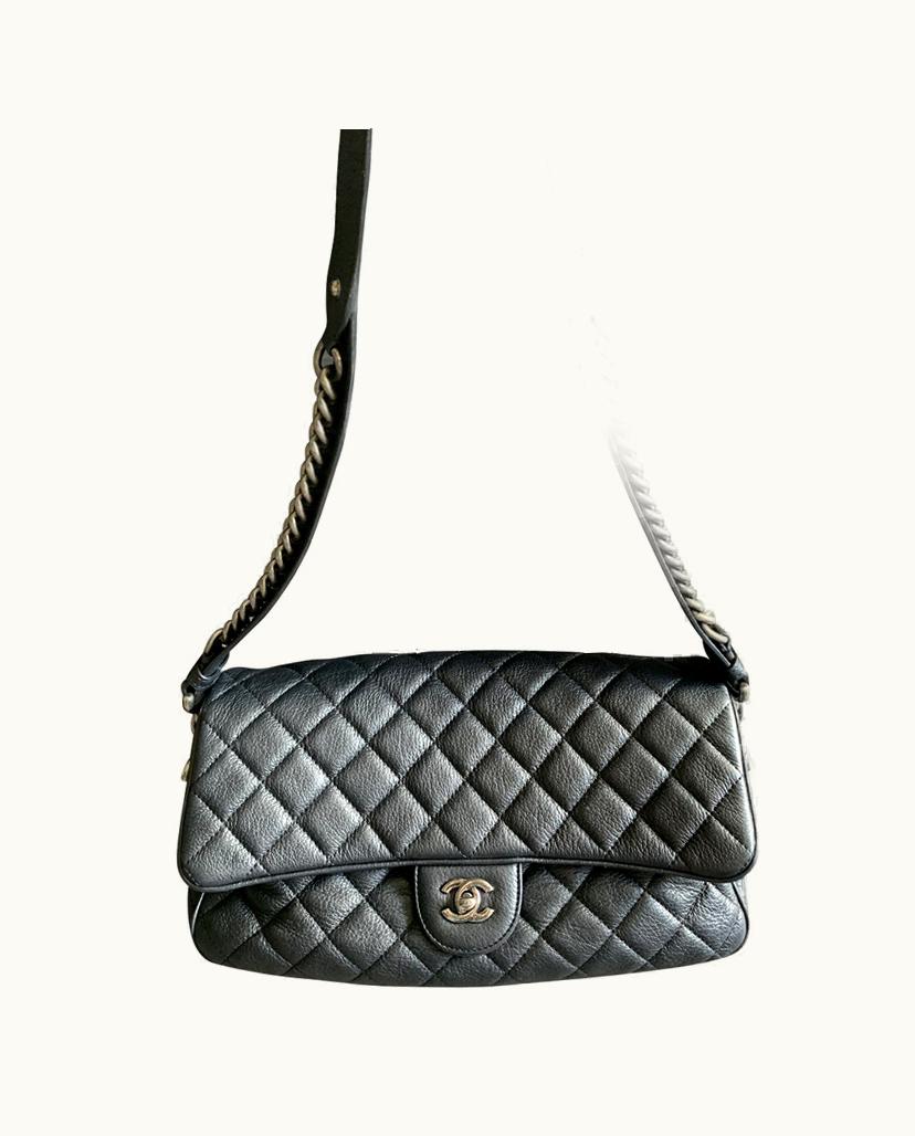 Chanel Chanel Timeless Classique Flap Bag Leather In Black