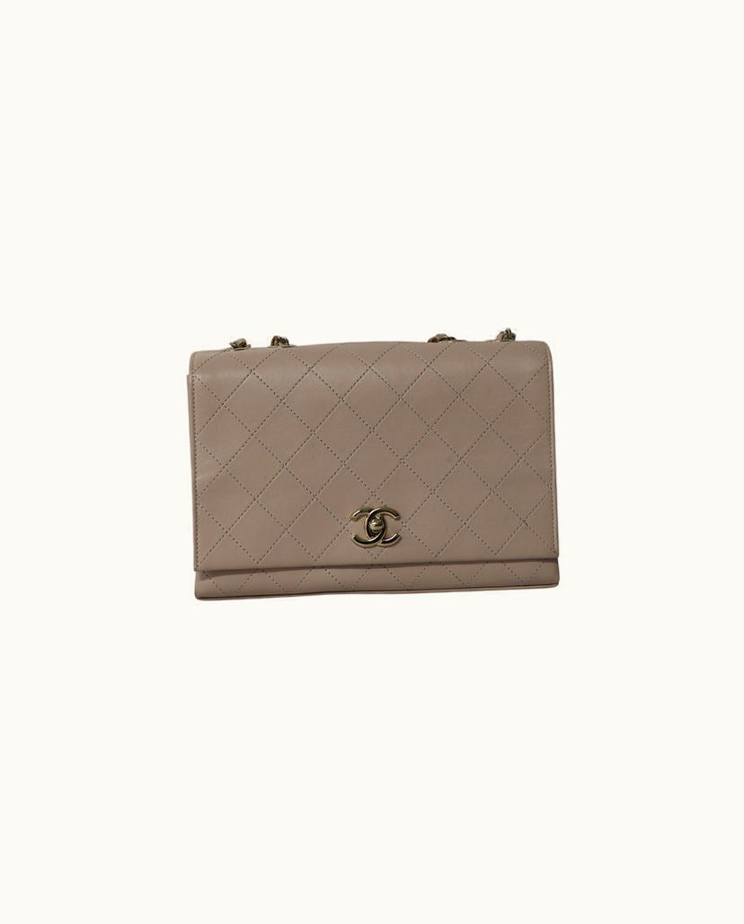 Chanel Chanel Women's Flap Bag Made Of Leather In Cream