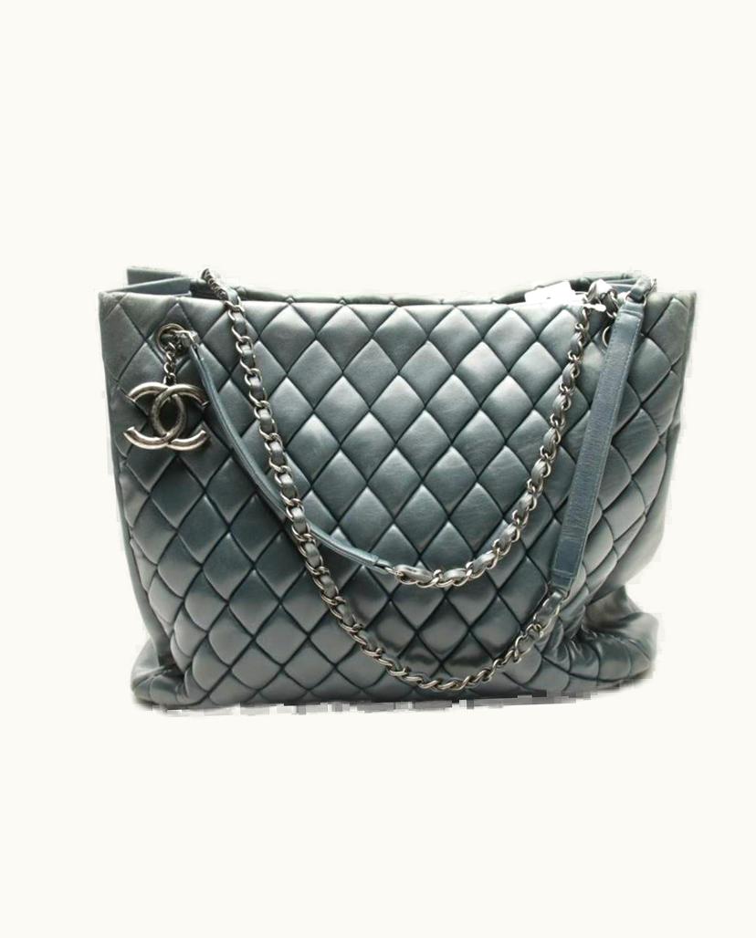 Chanel Chanel 14939004 Shoulder Bag Leather Blue