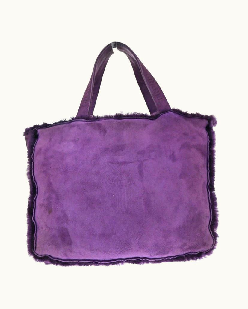 Chanel Chanel Women's Coco Cabas Suede In Violet