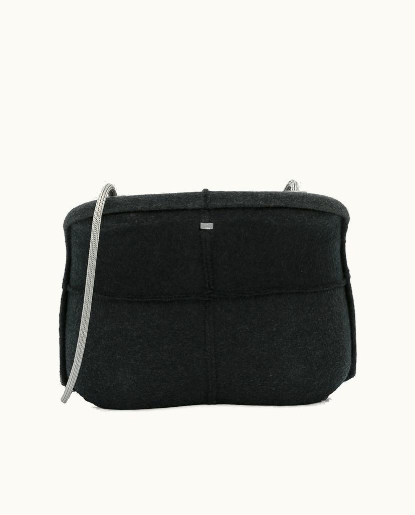 Chanel Chanel Wool Crossbody Bag Limited Edition Black