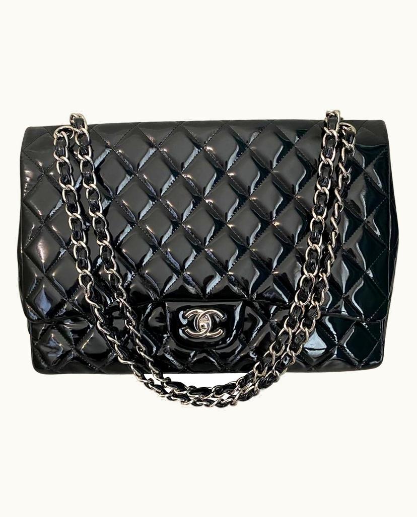 Chanel Chanel Maxi Jumbo Flap Bag Vernis Black