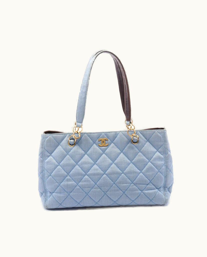 Chanel Chanel Matelasse Women's Tote Bag In Blue