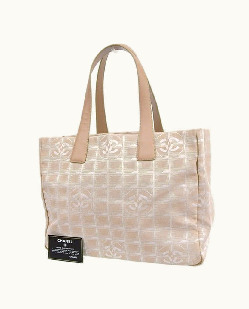 Chanel Chanel Cabas Tote Bag Canvas Beige
