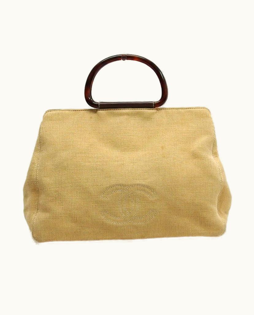 Chanel Chanel Women's Coco Cabas Leather In Beige