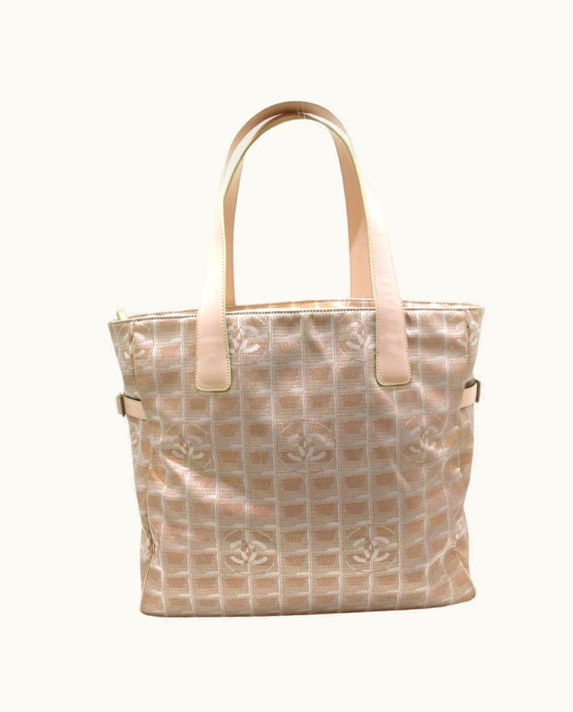 Chanel Chanel Travel Line New Travel GM Tote Bag Beige x Ivory
