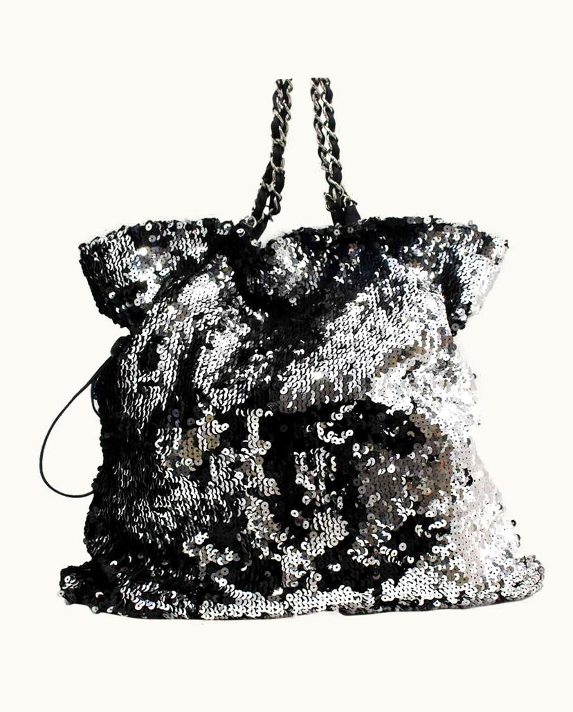 Chanel Chanel Women's Shopper In Silvery