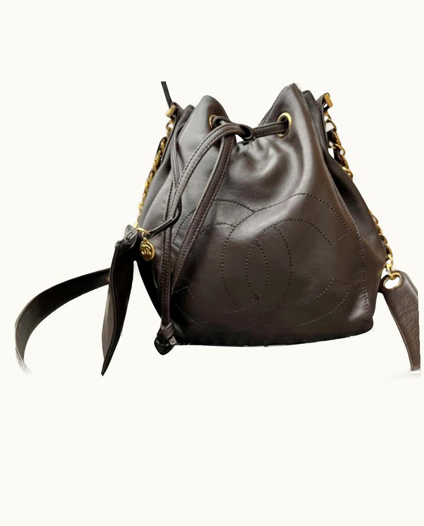 Chanel Chanel Classic Crossbody Bag Leather In Brown