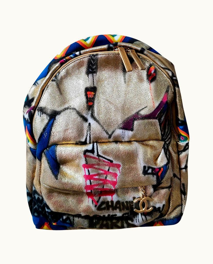 Chanel Chanel Women's Backpack Cotton