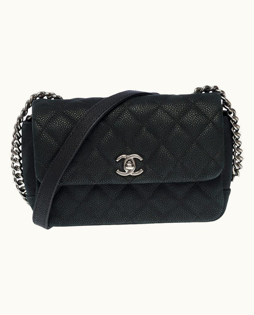 Chanel Chanel Mini Timeless/Classique Flap Bag Leather In Black
