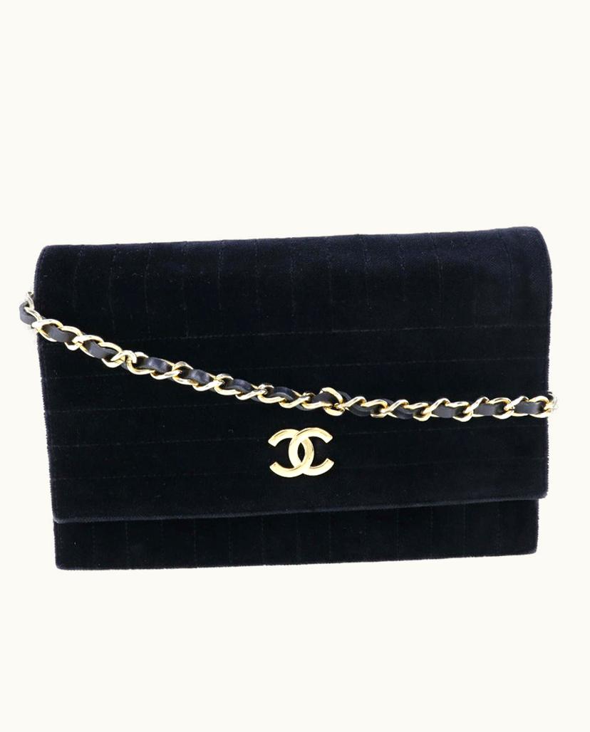 Chanel Chanel Coco Mark Shoulder Bag in Black
