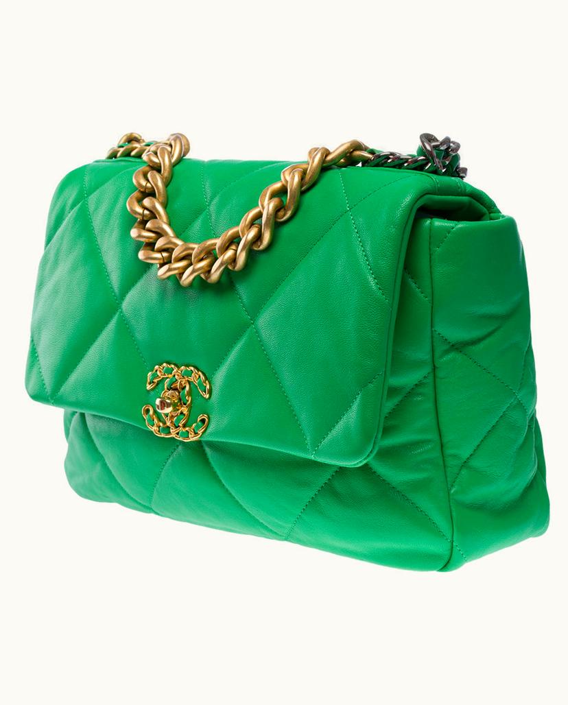 Chanel Chanel Women's Chanel 19 Leather In Green