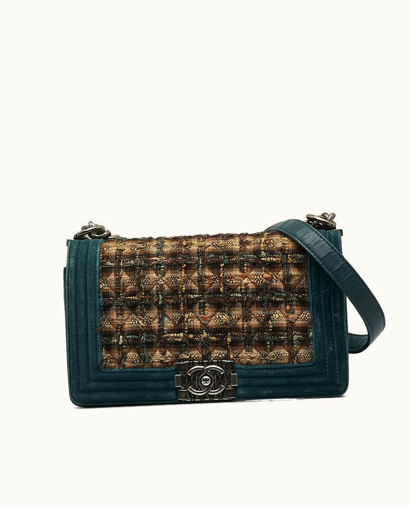 Chanel Chanel Women's Shoulder Bag Cashmere In Brown