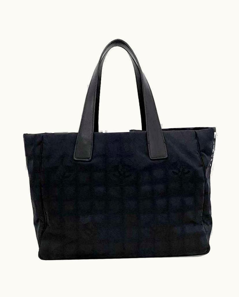 Chanel Chanel Travel Line Women's Tote Bag Canvas In Black