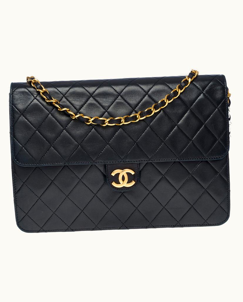 Chanel Chanel Classic Medium Flap Bag Quilted Lambskin Black