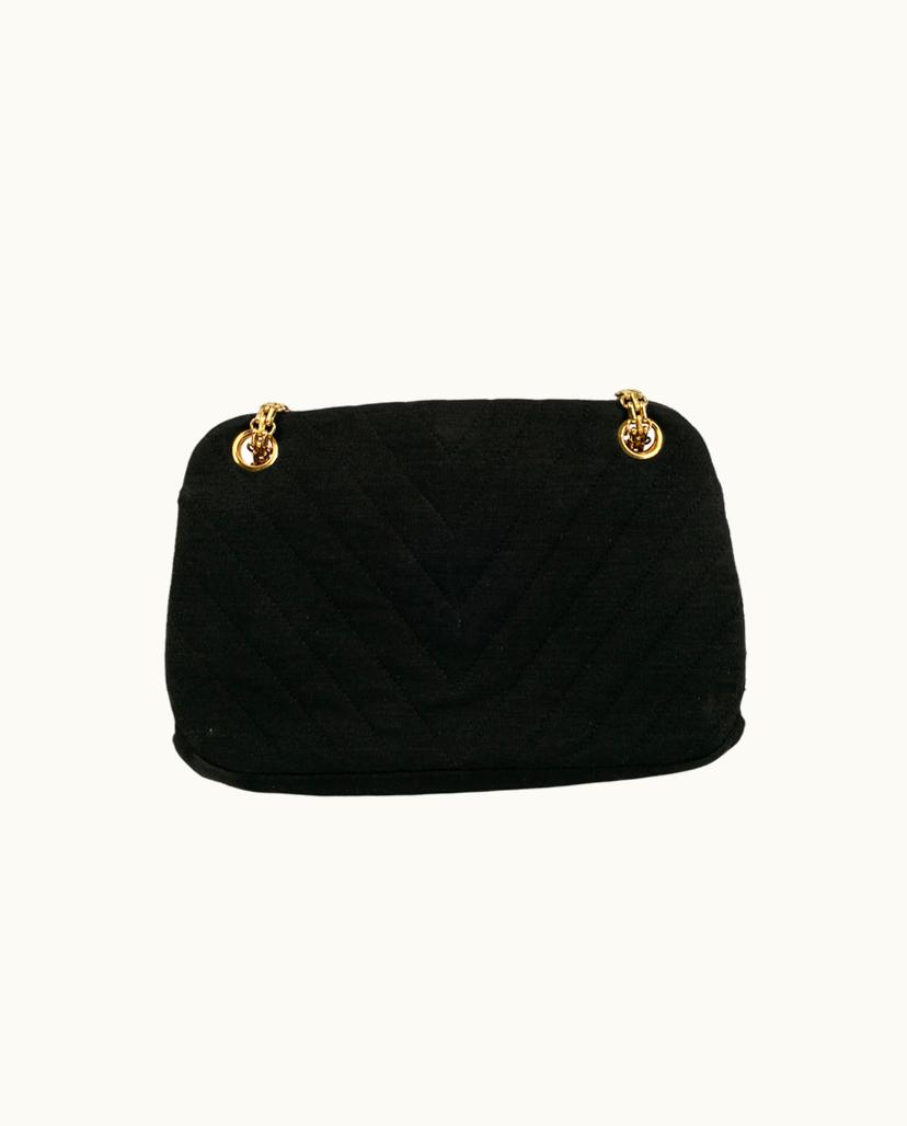 Chanel Chanel Women's Backpack Cotton In Black