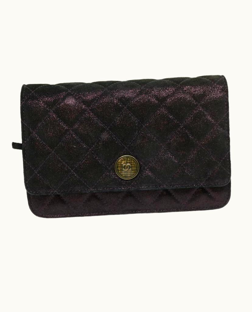 Chanel Chanel Women's Matelassée In Violet