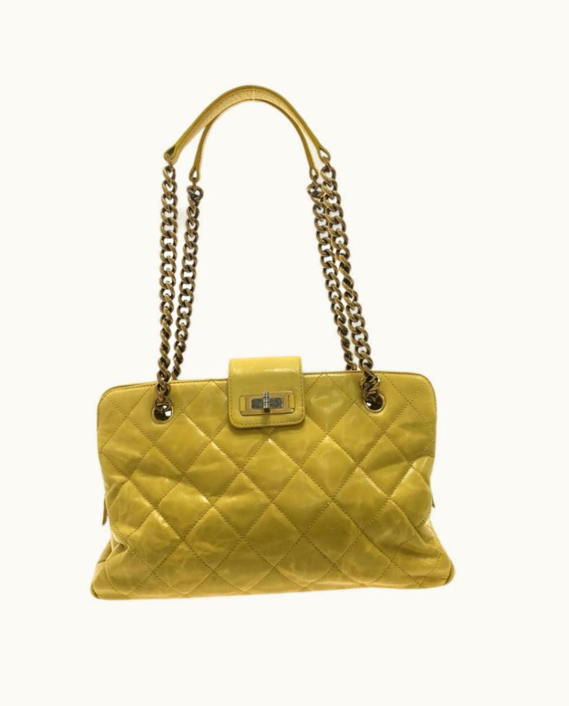 Chanel Chanel Women's 2.55 Leather In Yellow