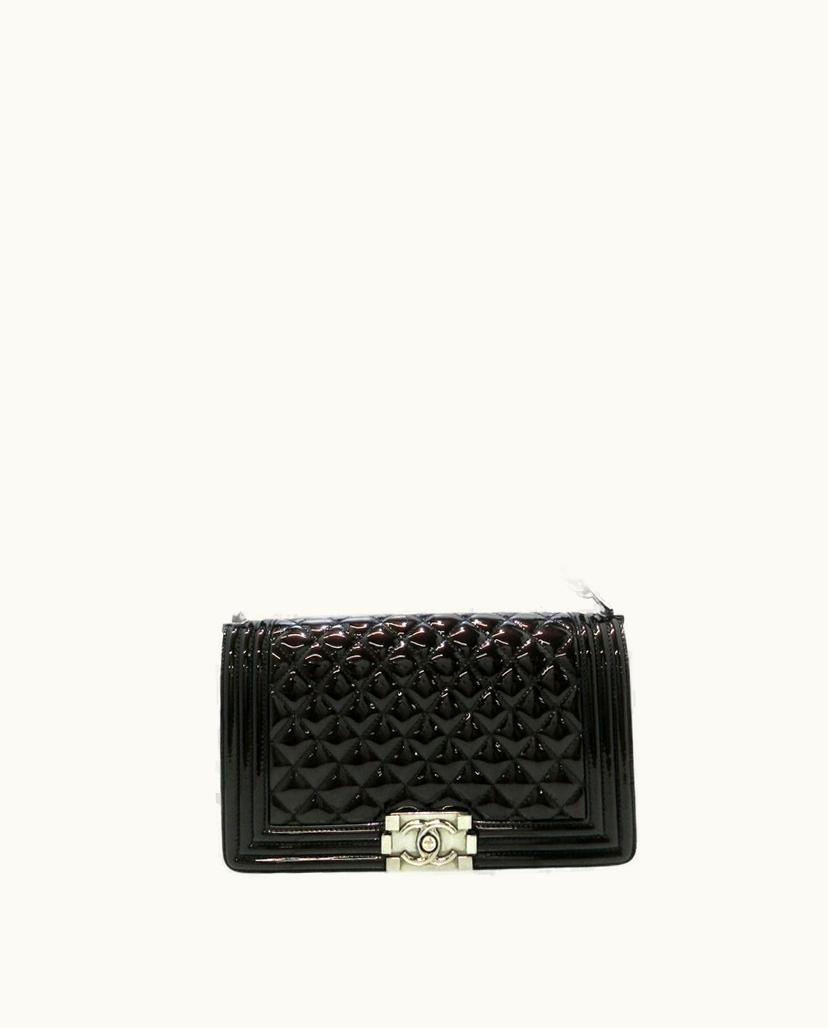 Chanel CHANEL Boy Shoulder Bag Leather In Black