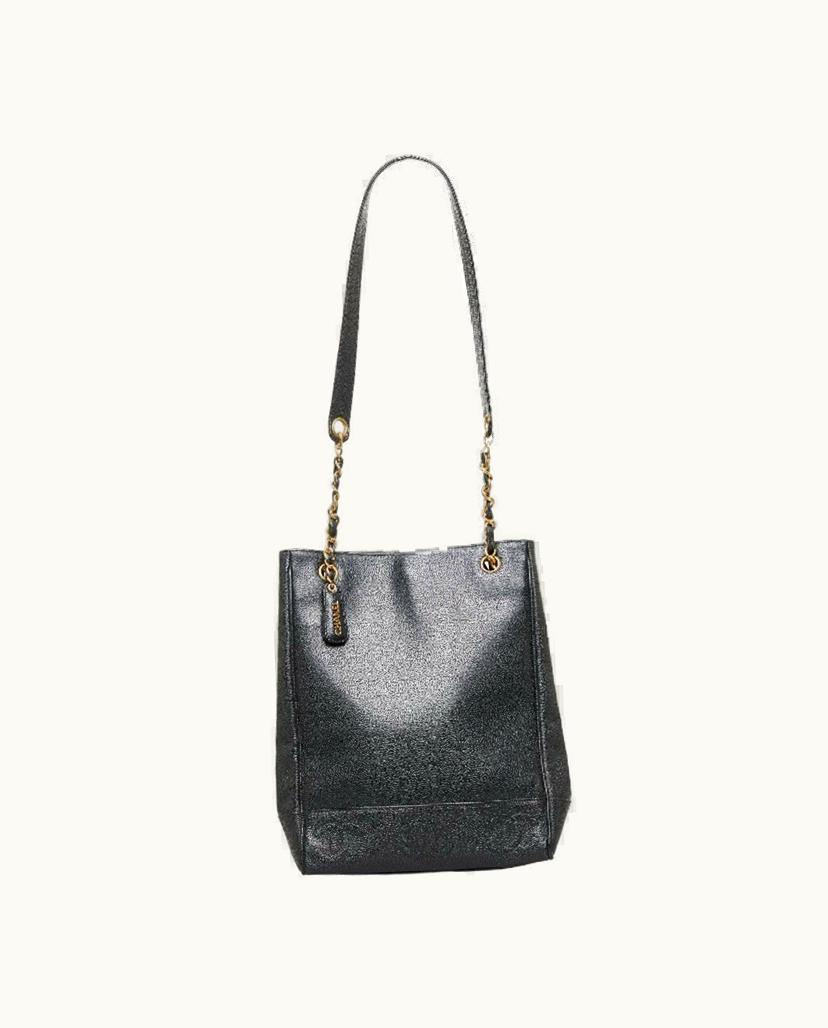 Chanel Chanel Triple Coco Women's Handbag Leather In Black