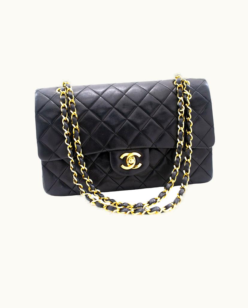 Chanel Chanel Double Flap Shoulder Bag Black