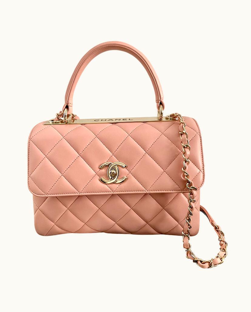 Chanel CHANEL Trendy Top Handle Handbag Pink