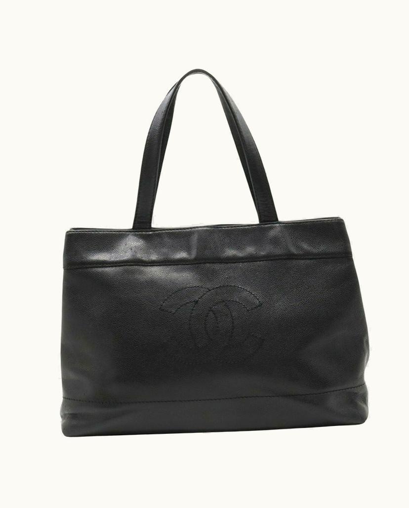 Chanel Chanel CC Leather Shoulder Bag Black