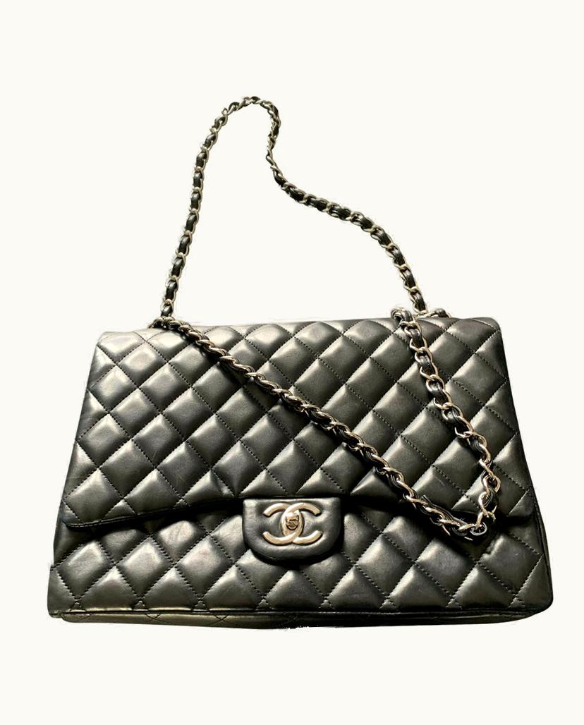 Chanel Chanel Women's Timeless Large Leather In Black