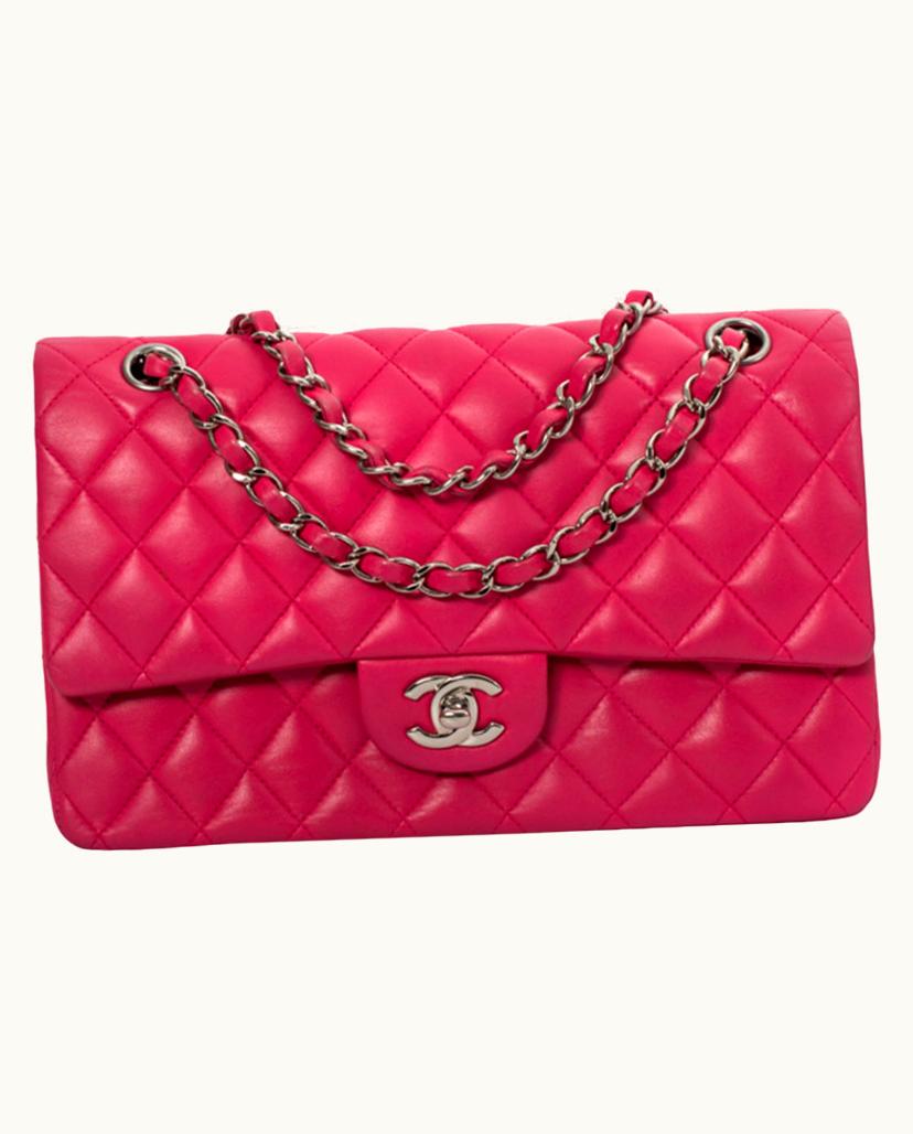 Chanel CHANEL Timeless Classic Flap Bag Leather Pink
