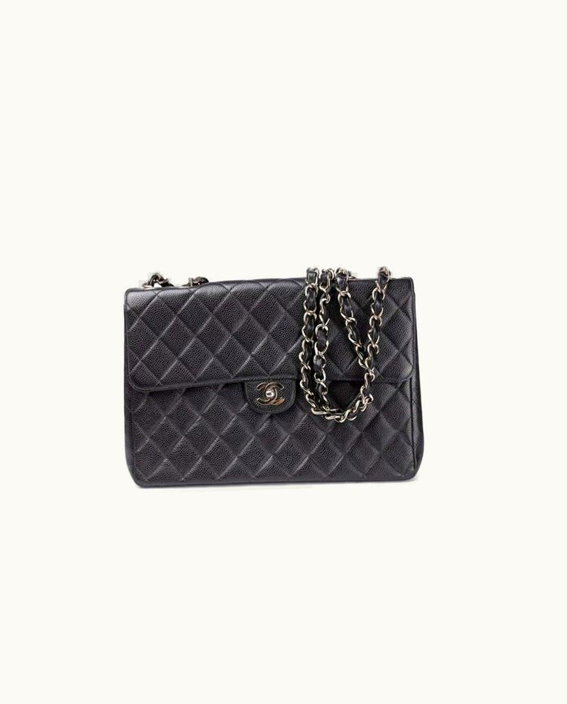 Chanel Chanel Maxi Single Flap Bag Shoulder Bag Black