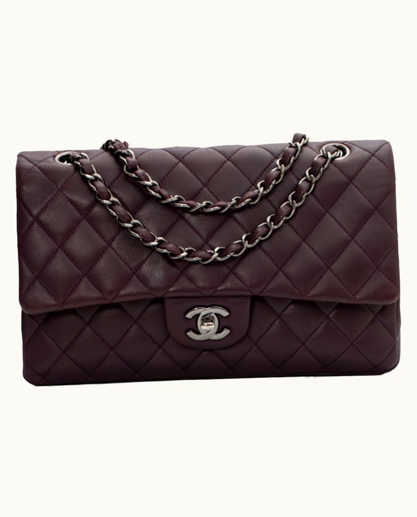 Chanel Chanel Women's Timeless Classic Leather In Violet