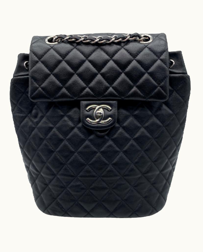 Chanel Chanel Sac Women's Backpack Leather In Black