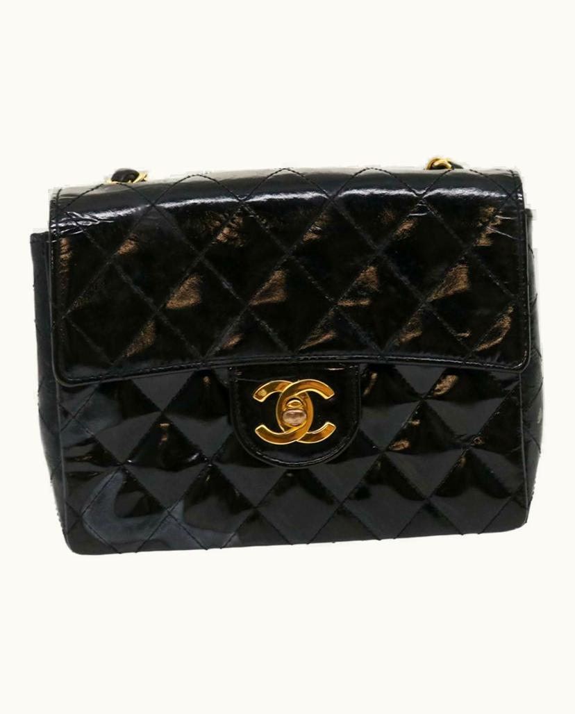Chanel Chanel Sac à Rabat Women's Shoulder Bag Leather In Black