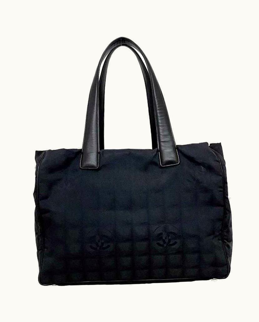 Chanel Chanel Travel Line Tote Bag Canvas Black