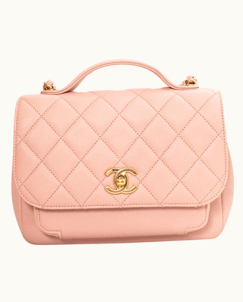 Chanel Chanel Business Affinity Leather Flap Bag Pink