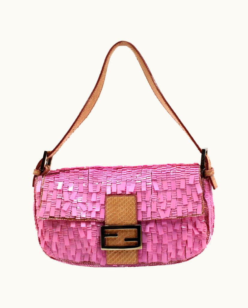 Fendi Fendi Women's Baguette Bag In Pink
