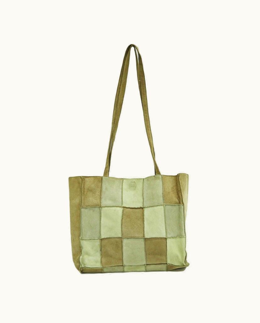 Chanel Chanel Classic Tote Bag Suede in Beige