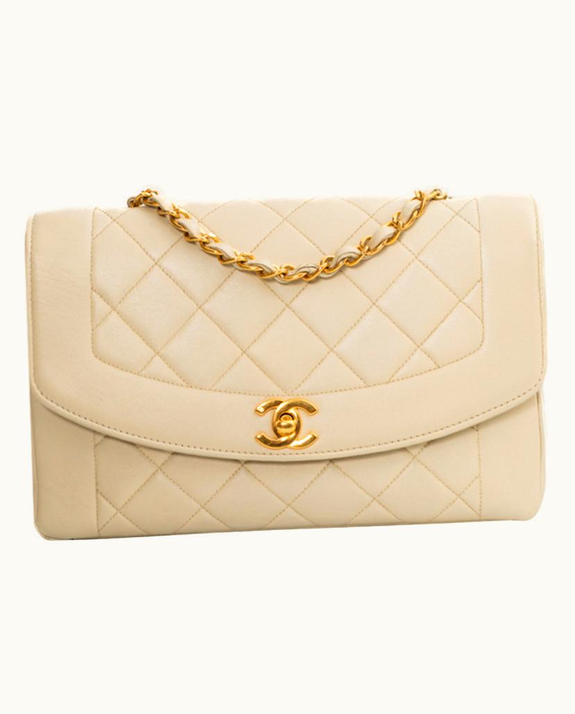 Chanel Chanel Women's Diana Leather In White