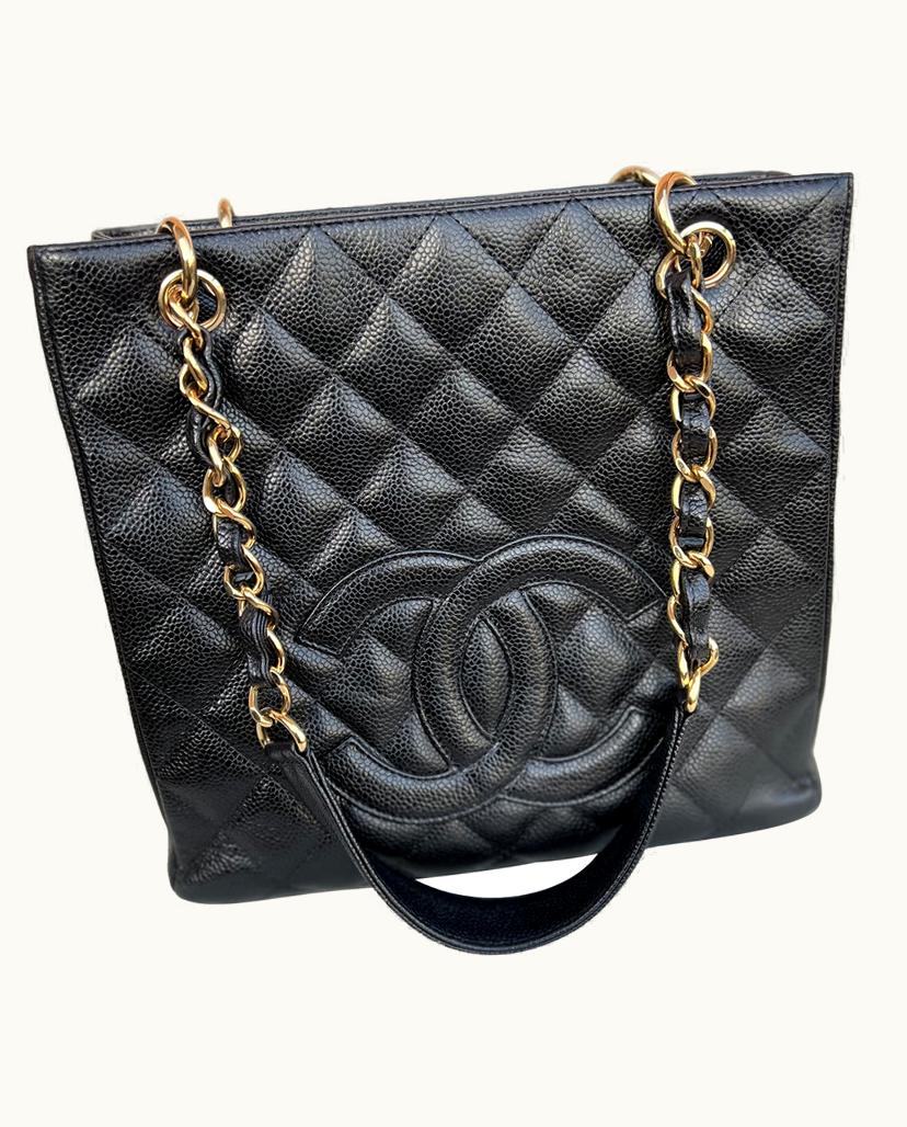 Chanel Chanel Classic Shopping Tote Leather Black