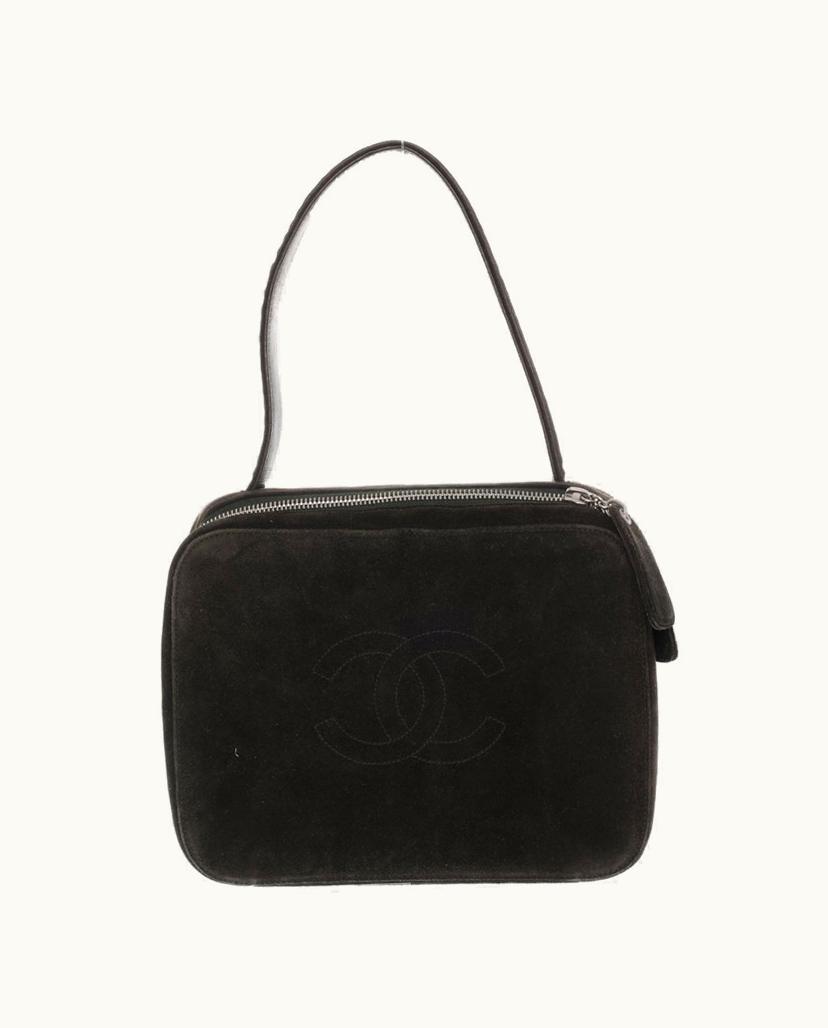 Chanel Chanel Women's Handbag Leather In Khaki