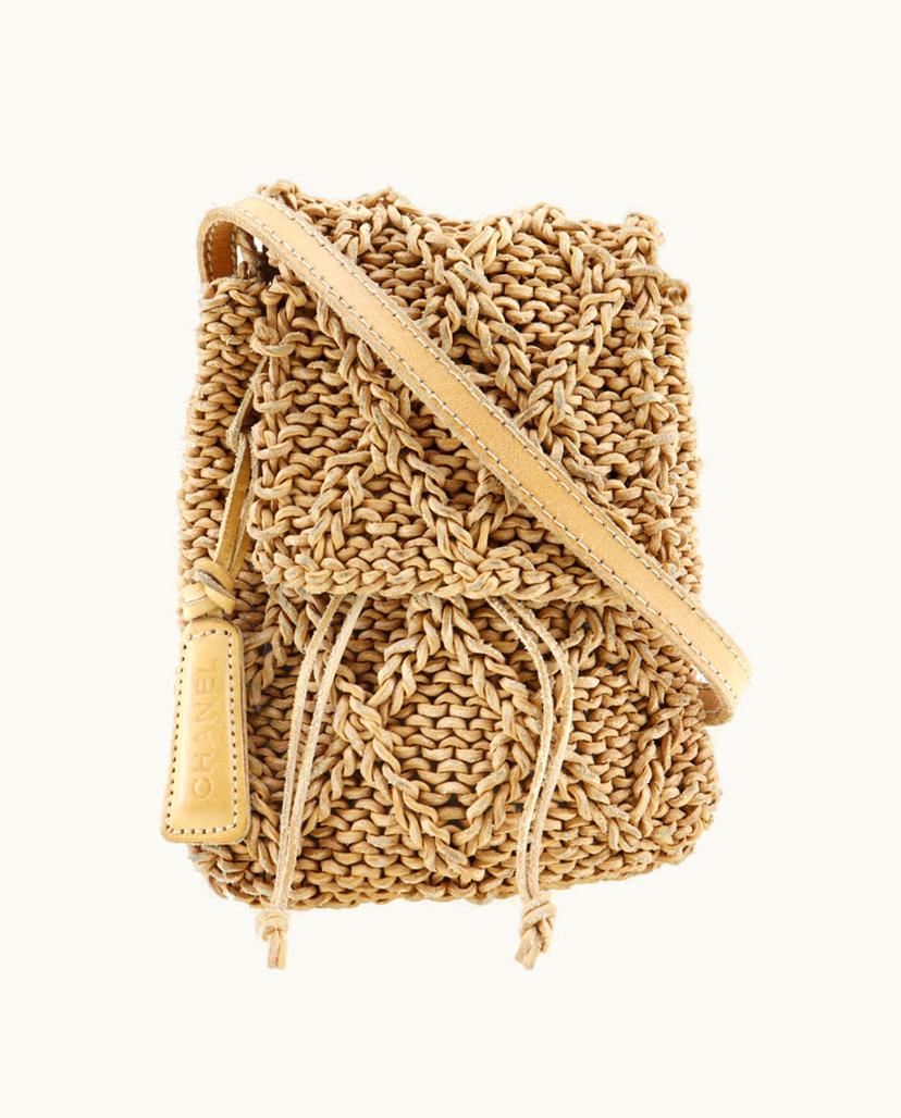 Chanel Chanel Classic Flap Shoulder Bag Brown Leather