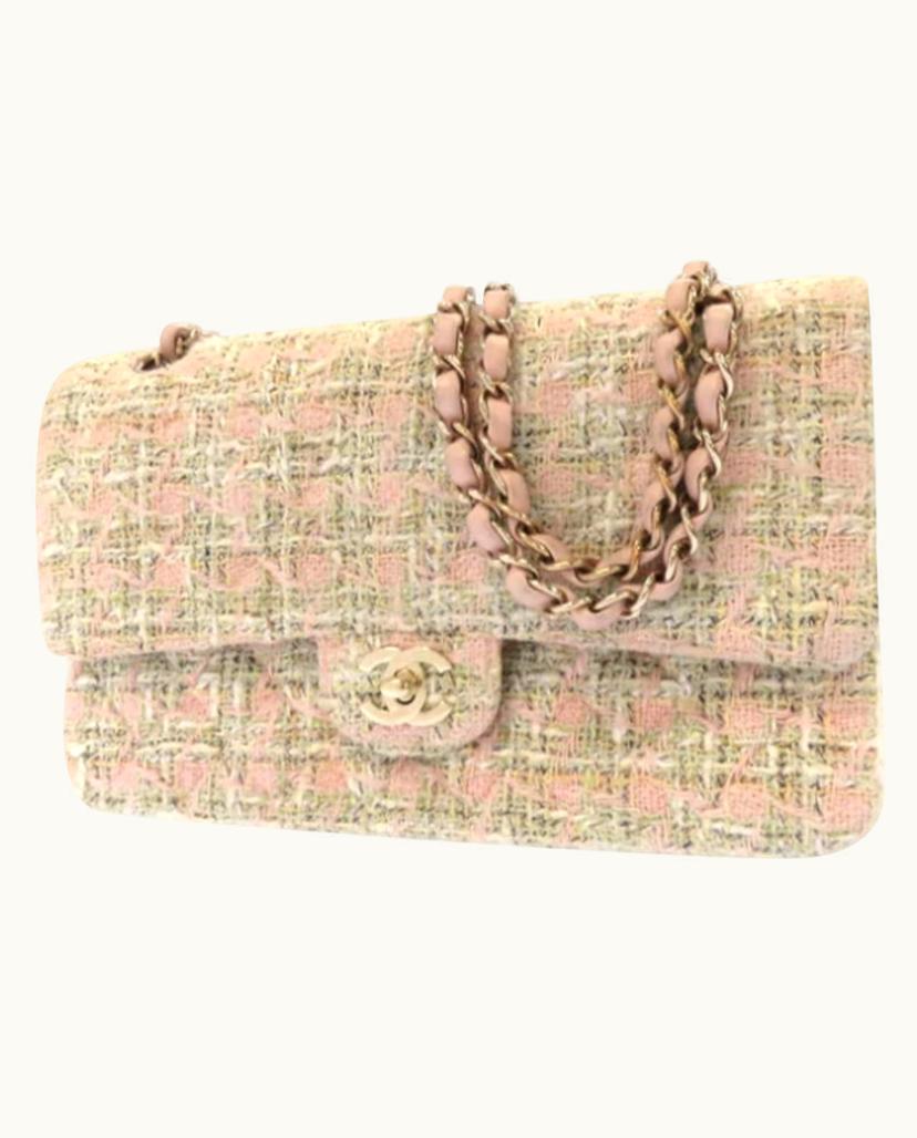Chanel Chanel Women's Classic Flap Bag Canvas In Pink