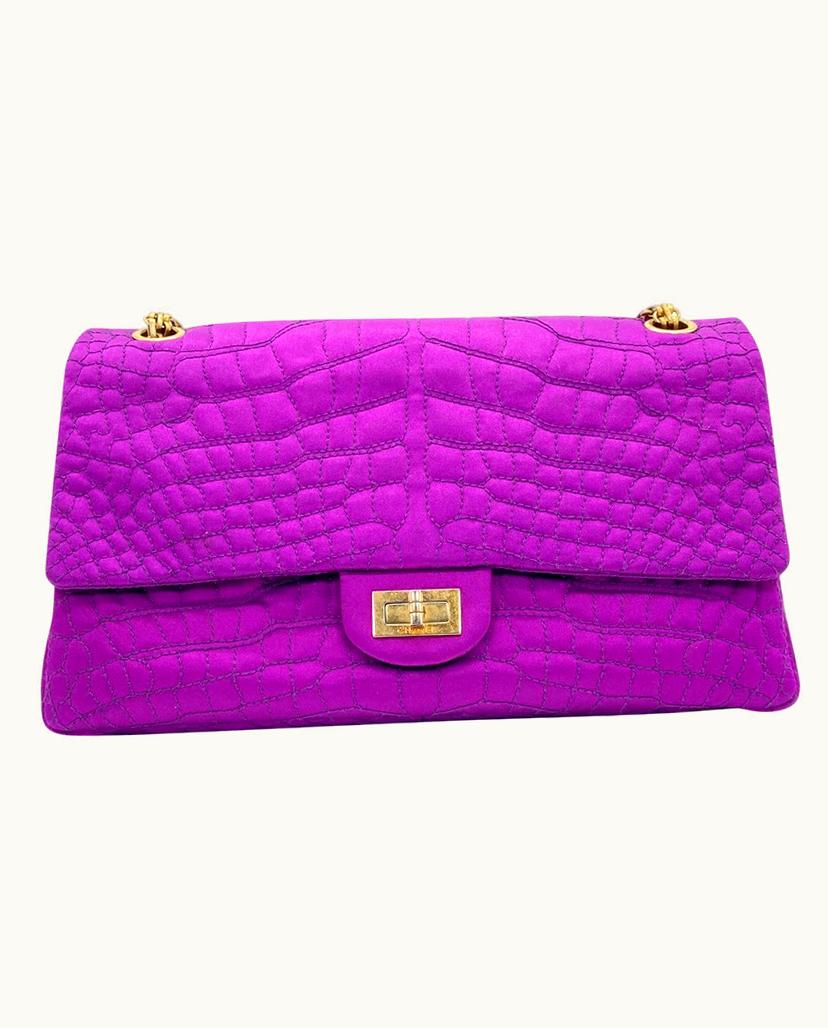 Chanel Chanel Women's 2.55 Silk In Violet