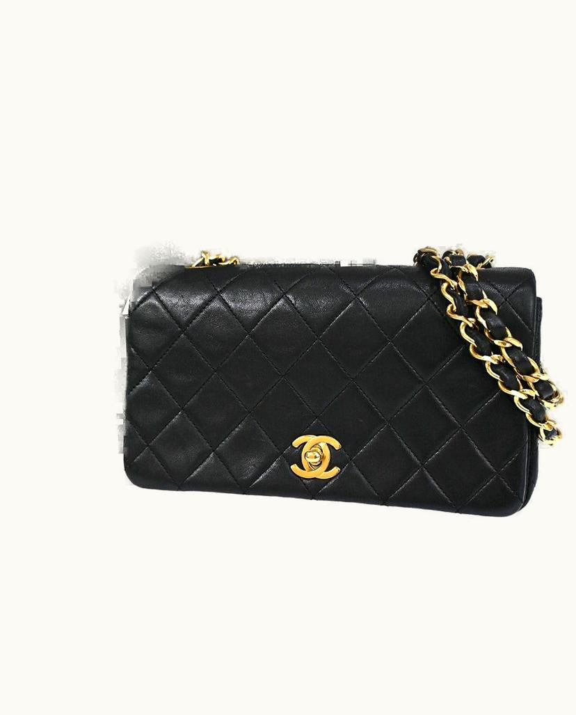 Chanel Chanel Mini Matelassé Shoulder Bag Black