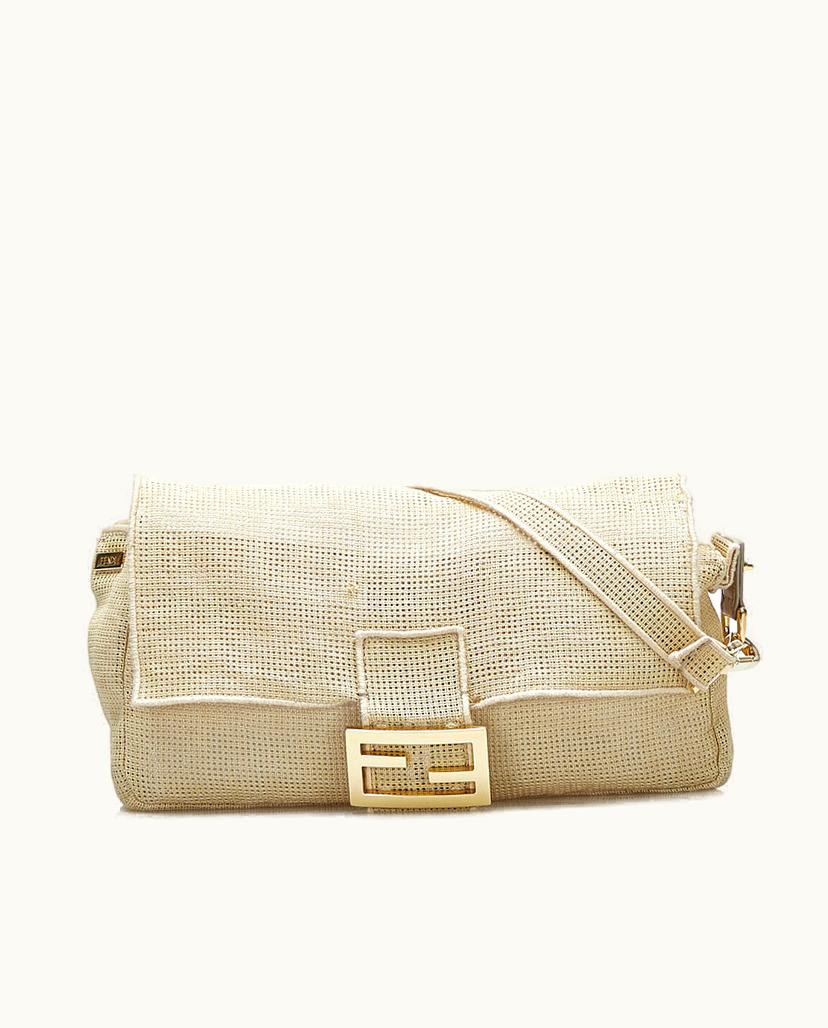 Fendi Fendi Women's Shoulder Bag Cotton In Brown
