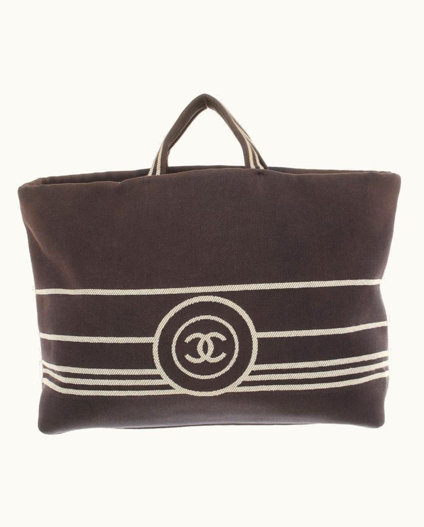 Chanel Chanel Women's Shopping Tote Jeans Fabric In Blue