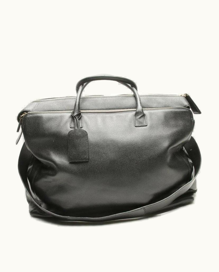 Chanel Chanel 6028137 Travel Bag Leather Black