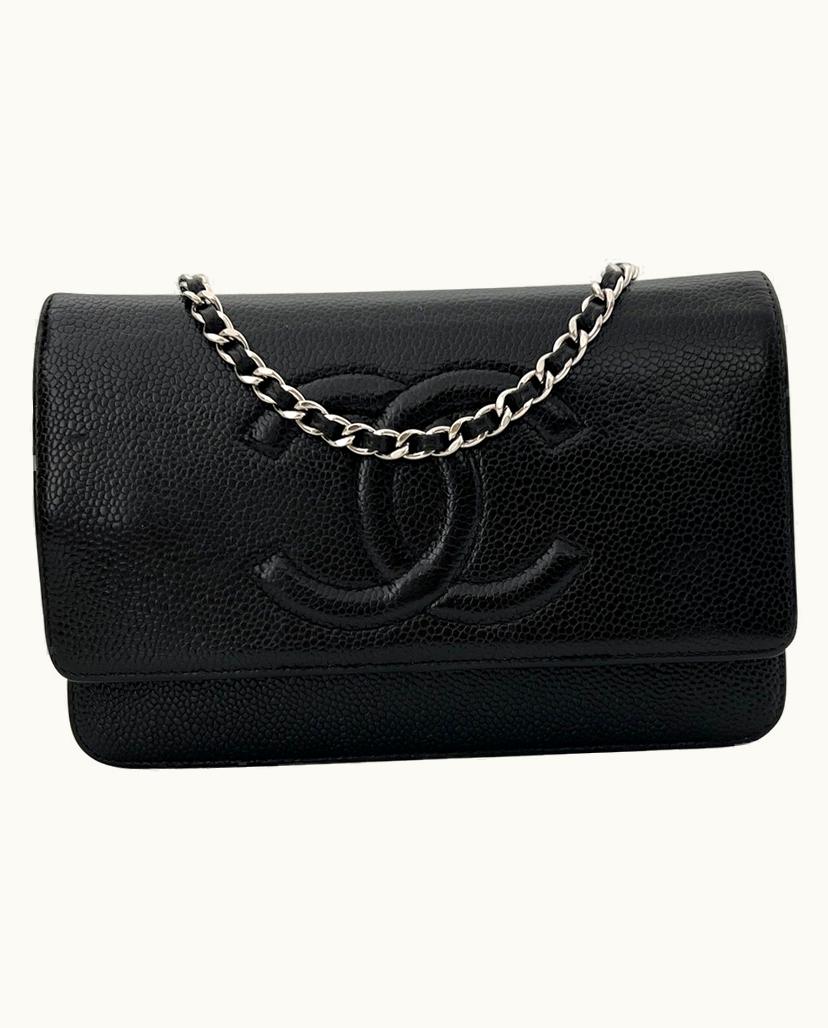 Chanel Chanel Women's Bag On Chain Caviar Leather In Black